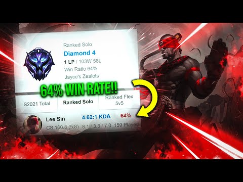 Hit Diamond 64% Win Rate with ONLY Lee Sin | CHINESE LEE SIN MONTAGE | League of Legends