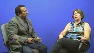 TV Supernova - Drª Júlia Oliveira em visita nos estúdios da TV Supernova