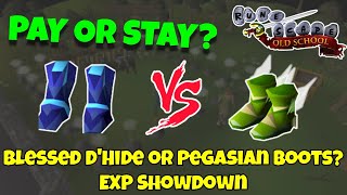 Pay or Stay #47 | Blessed D'Hide vs Pegasian Boots | OSRS NMZ