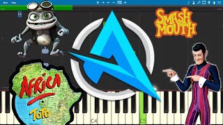 the ali a intro theme song fits with any song on piano - alia fortnite intro piano