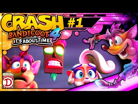 Böses Erwachen 🦊 Let's Play Crash Bandicoot 4 It's About Time 100% #1 🦊 Deutsch Gameplay PS4 Blind