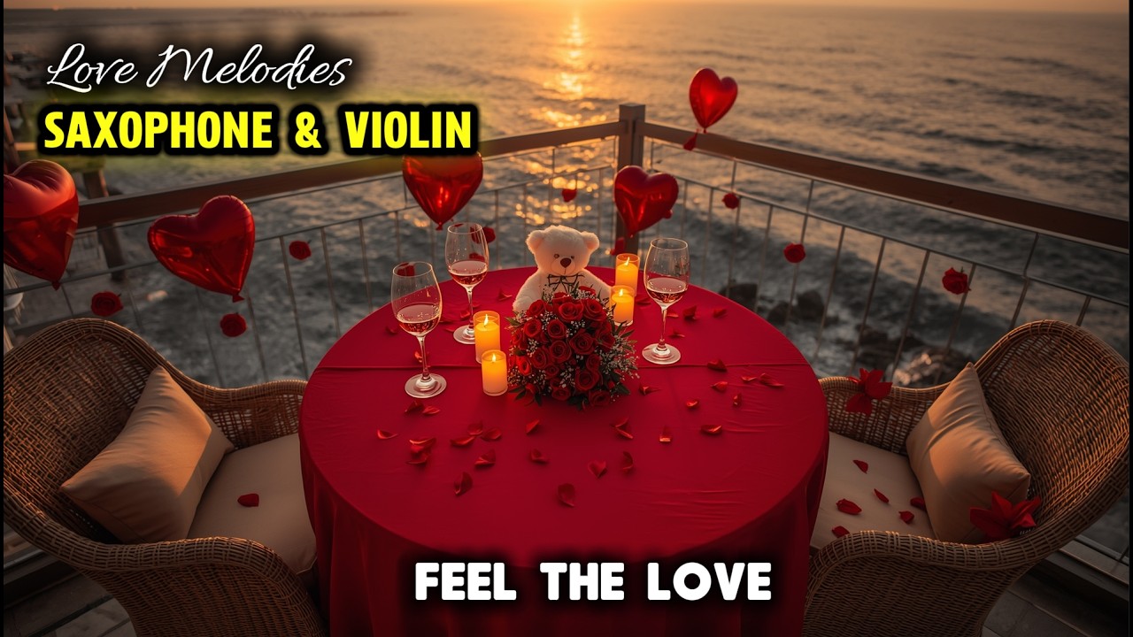 Romantic Instrumental Music 💘🎼 Beautiful Saxophone, Violin & Piano Love Songs