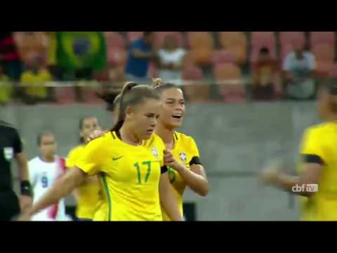 Gol de Andressinha - BRASIL 1x0 COSTA RICA - TORNEIO INTERNACIONAL DE MANAUS.