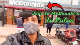 McDonald's Job In Patna ! Jobs In Patna ! Jobs For Students ! Part Time Job ! Ankit Malakar Vlogs