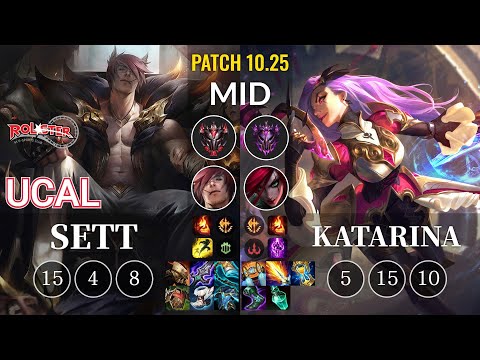 KT Ucal Sett vs Katarina Mid - KR Patch 10.25