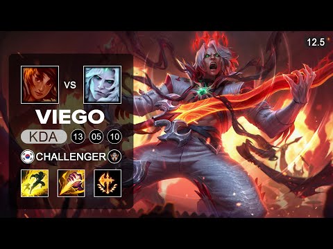 Pyosik vs Canyon - Viego Jungle vs Taliah - KR Challenger -Season 12 Patch 12.5