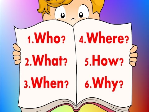 6 Questions | Fun Reading & Writing Comprehension Strategy For Kids | Jack Hartmann