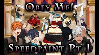 Speedpaint ☾ Obey Me! Contest ★ Collab Entry Pt 1/4