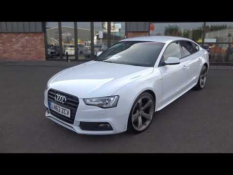 LN63ZCV AUDI A5 2.0 SPORTBACK TDI BLACK EDITION S/S 5d 141 BHP+ACOUSTIC REAR PARKING