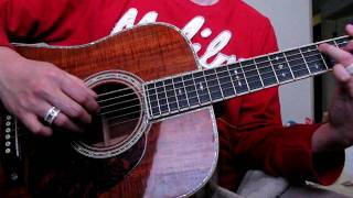Video thumbnail for Martin D-42K2 All koa guitar! by Truthseeker