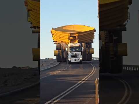 See a very large mining truck #komatsu