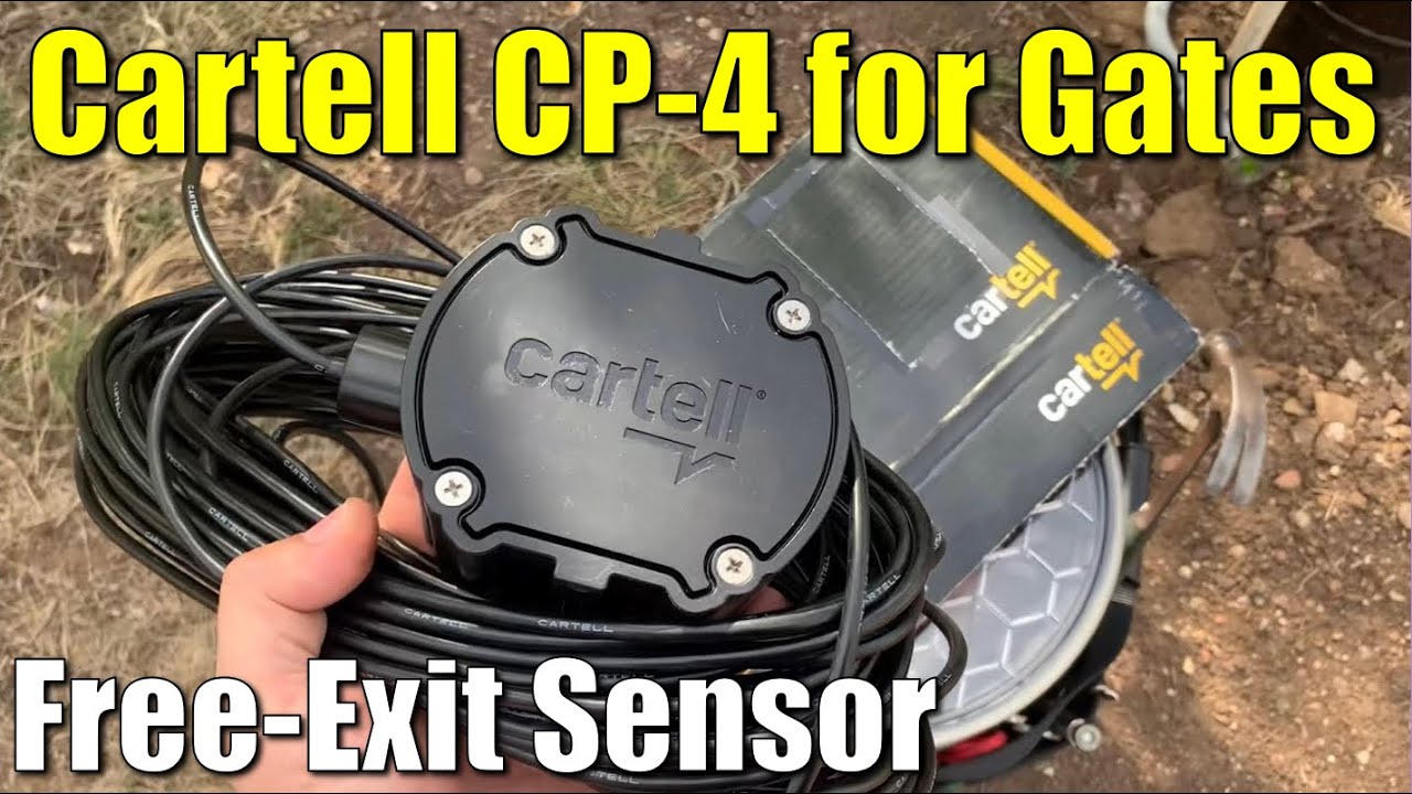 Cartell CP4 ● Automatic Gate Opener Free Exit Sensor ● Overview and DIY Installation