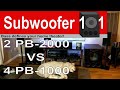 2 BIG Subs VS 4 Smaller Subwoofers 2 SVS PB 2000 S VS 4 PB 1000 S
