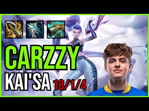 CARZZY - KAI'SA vs TRISTANA ADC - EUW Challenger - Patch 11.6