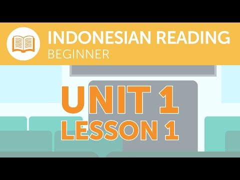 Indonesian Reading Practice for Beginners - What is the Last Stop of this Train?