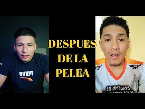 MAJU RIOJA Y MIGUEL ROSALES DESPUES DE LA PELEA