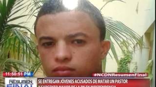 Se entregan jóvenes acusados de matar un pastor y sargento mayor de la PN en Independencia