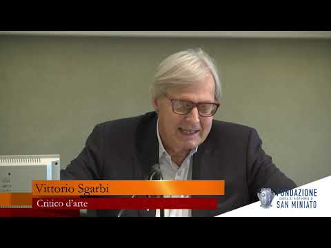 Vittorio Sgarbi a Palazzo Grifoni