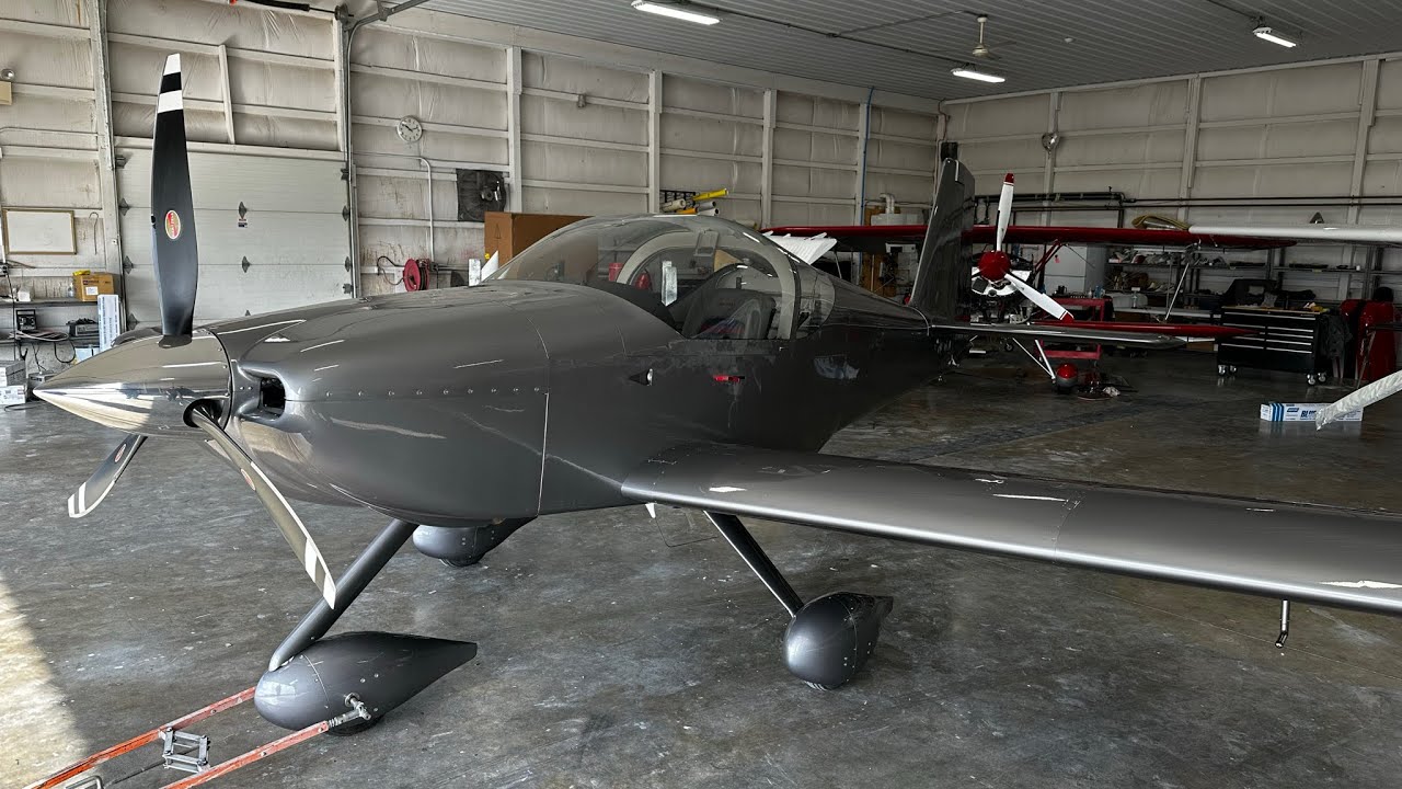 Aviation: Vans RV Aircraft - Picking up an RV14 from paint this morning