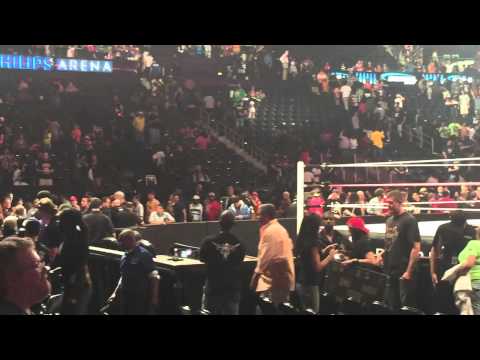 Justin Roberts Last Words at WWE (Raw 10/13/14, Atlanta, Ga)