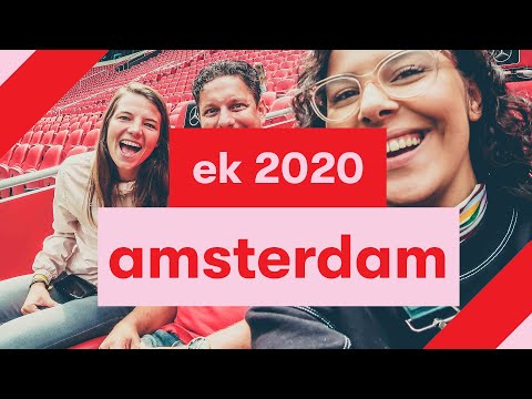 Steden EK 2020: Kawtar gaat met Red Flame Nicky Van den Abbeele op prospectie in Amsterdam.