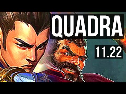 XIN ZHAO vs GRAVES (JNG) | Quadra, 18/2/6, Legendary, Rank 15 Xin | BR Grandmaster | 11.22