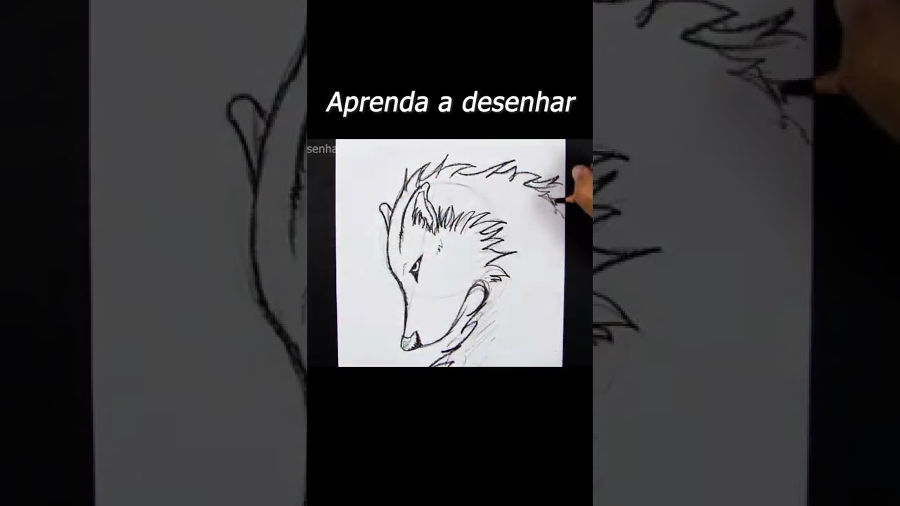 DESENHAR LOBOS #SHORTS