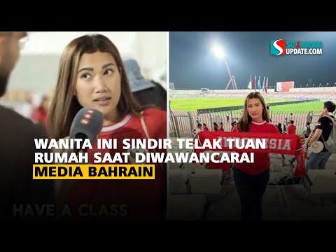 Wanita ini Sindir Telak Tuan Rumah saat Diwawancarai Media Bahrain