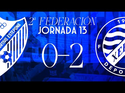 Resumen Temporada 2025-26: CD Estepona 0-2 Xerez Deportivo (Jornada 13)