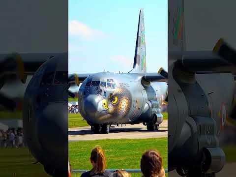🎖️ The Award-Winning C-130 Hercules of DGPR PAF at #RIAT2025 | Aviation Glory!