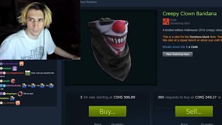 xQc Spends $1000 Dollars On Rust Skins