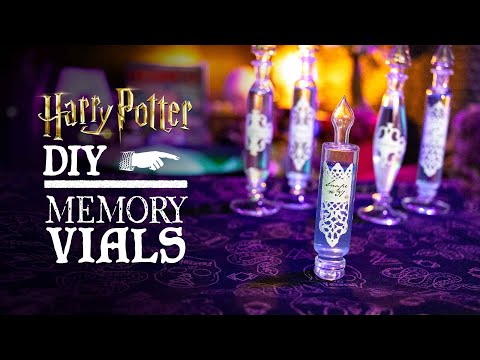 Memory Vials ⚡ Harry Potter DIY