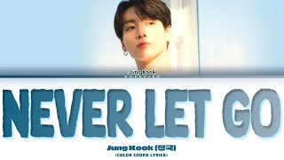 Download lagu JUNG KOOK 'NEVER LET GO' Lyrics (정국 Never Let Go 가스) [Color Coded Lyrics - Eng] #jungkook #nlg mp3