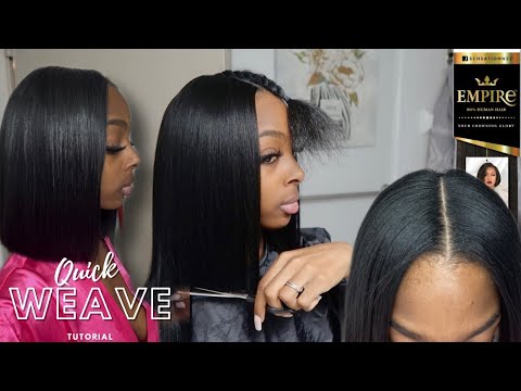 How To: $60 Quick Weave Bob w/ Leave Out | Protective...