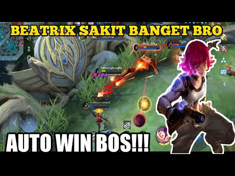 BUILD BEATRIX OP SLUR | LAWAN MOSKOV BRO SATU LANE - Mobile Legends
