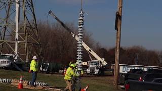 FirstEnergy Uses Helicopter to Replace Transmission Line in Toledo