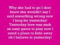Yesterday by The Beatles 