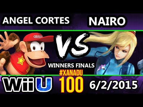 Xanadu 100 - Nairo (ZSS) Vs. HBA | Angel Cortes (Diddy Kong) SSB4 WF - Smash Wii U - Smash 4