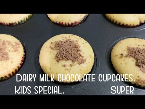 Dairy milk chocolate cupcakes#super soft cupcakes recipe # cookingwithfateen#