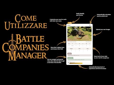 Come utilizzare Battle Companies Manager