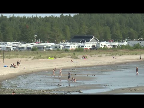 Sommarvädret saboterar för campingsverige - Nyheterna (TV4)