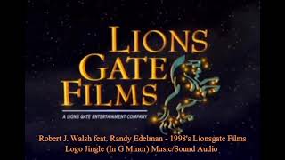 Robert J. Walsh feat. Randy Edelman - 1998's Lionsgate Films Logo Jingle (In G Minor) Music Audio