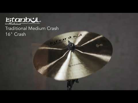 Istanbul Mehmet 16" Traditional Series Medium Crash Cymbal image 3