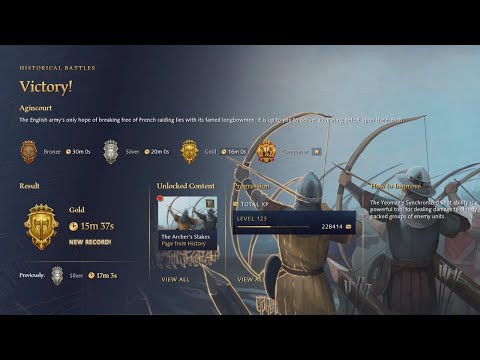 How-To Guide: Achieving GOLD in the Battle of Agincourt, AOE4 - Knights of Cross and Rose