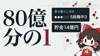 【80億分の1】平凡な暮らしから総資産5億円超えを目指す。