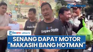 Driver Ojol Sulis Terharu Dapat Hadiah Vario dari Hotman Paris seusai Motor Diangkut Dishub Jaktim