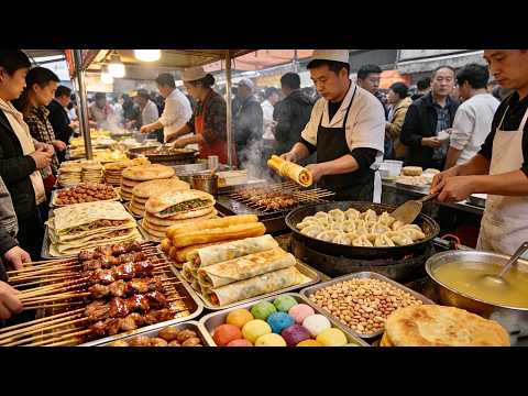 Anhui Breakfast & Night Market Food in Bengbu, China