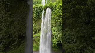 Incredible waterfall in Lombok #lombok