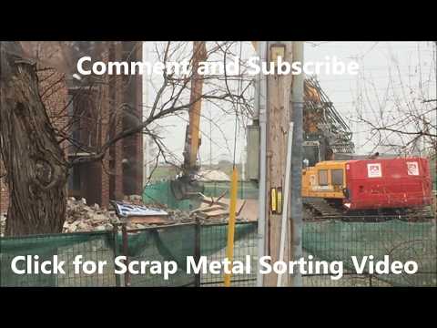 Liebherr 954 Long Reach Excavator Performing Demolition