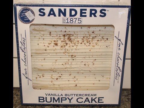Sanders Bumpy Cake: Vanilla Buttercream Cake Review